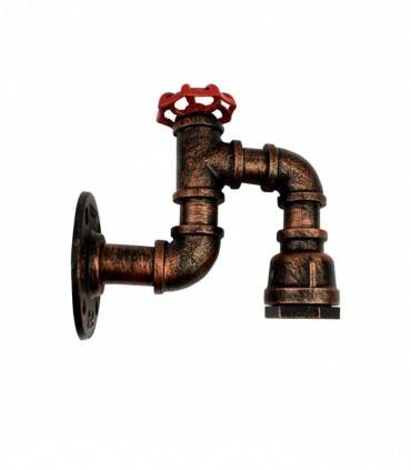 Rustic Red Vintage Retro Lamp WallLight  E27 60W Dimmable Non Dimmable Bulb