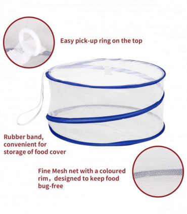 VINSANI SET OF 3 POP UP FOOD COVERS 0008501
