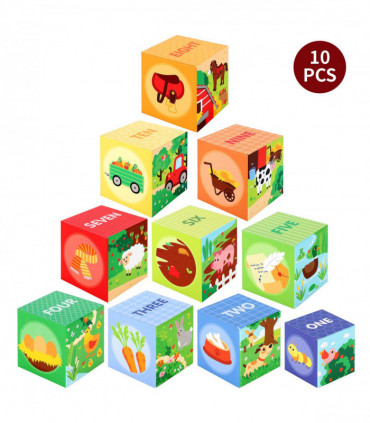 SOKA Stacking Cubes-My Farm 0000459