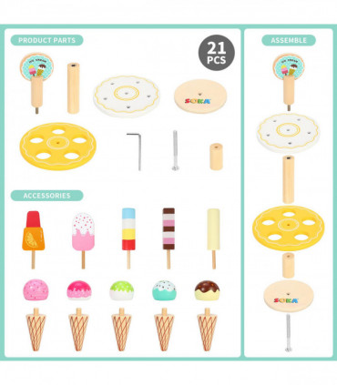 SOKA ICE CREAM STAND - 10PCS 1010105