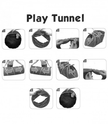 SOKA Play Tunnel Multicoloured Pop Up Jungle Indoor or Outdoor Garden Play Tents for Kids Childrens