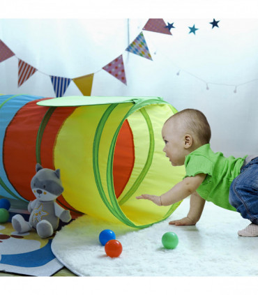 SOKA Play Tunnel Multicoloured Pop Up Jungle Indoor or Outdoor Garden Play Tents for Kids Childrens