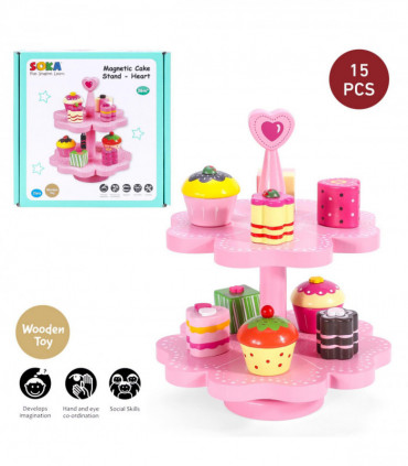 SOKA Magnetic Cake Stand - Heart  0000471