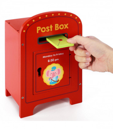 SOKA Wooden postbox Elephant 0000273