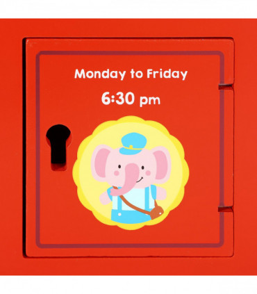 SOKA Wooden postbox Elephant 0000273