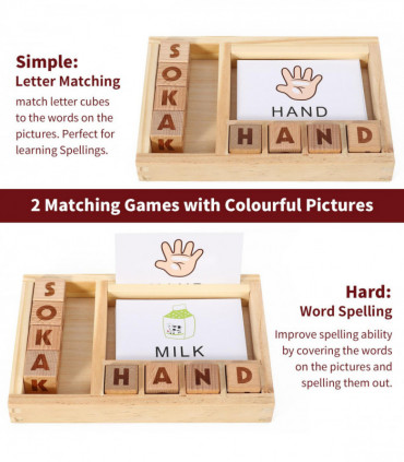 SOKA Wooden Spelling Game 0000274