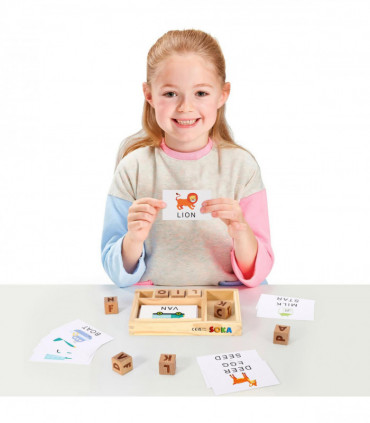 SOKA Wooden Spelling Game 0000274