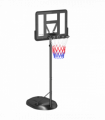 SPORTNOW 1.7-2.3m Basketball Hoop and Stand with Weighted Base, Wheels - Black