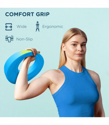 SPORTNOW 10kg Kettlebell for Weight Lifting and Strength Training, Blue