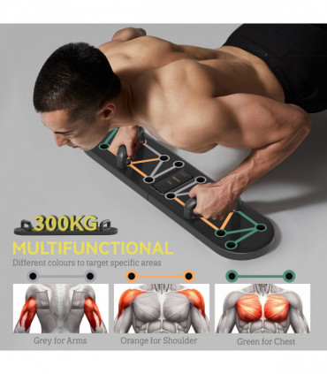 SPORTNOW 11-in-1 Foldable Push Up Board, Press Up Handles for Home Gym