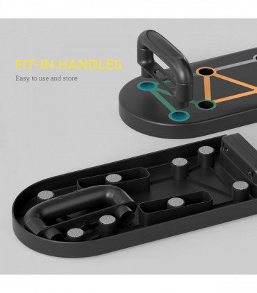 SPORTNOW 11-in-1 Foldable Push Up Board, Press Up Handles for Home Gym