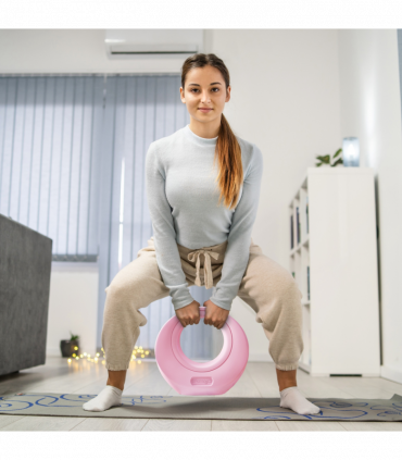 SPORTNOW 12kg Kettlebell for Weight Lifting and Strength Training, Pink