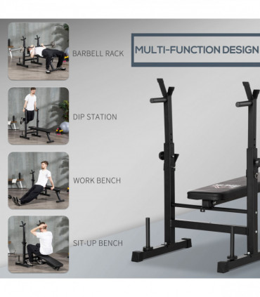 SPORTNOW 16-Level Magnetic Rowing Machine w/ LCD Monitor, Black