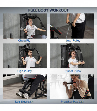 SPORTNOW 16-Level Magnetic Rowing Machine w/ LCD Monitor, White