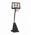 SPORTNOW 2.45-3.05m Portable Basketball Hoop and Stand with Wheels, Black