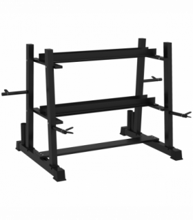 SPORTNOW 3-Tier Dumbbell Rack for Dumbbells, Kettlebells&Plates (Rack Only)