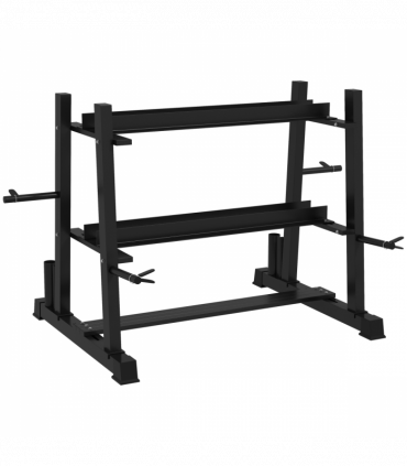 SPORTNOW 3-Tier Dumbbell Rack for Dumbbells, Kettlebells&Plates (Rack Only)
