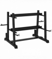 SPORTNOW 3-Tier Dumbbell Rack for Dumbbells, Kettlebells&Plates (Rack Only)