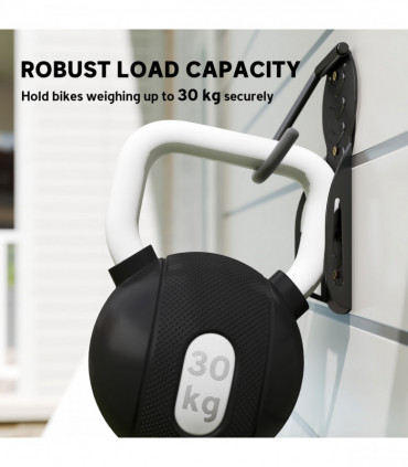 SPORTNOW 4 Pack Bike Rack, Wall Mounted Bike Hooks for Garage