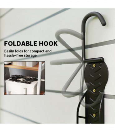 SPORTNOW 4 Pack Bike Rack, Wall Mounted Bike Hooks for Garage