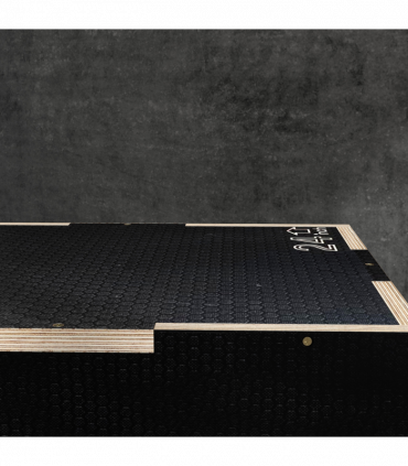 SPORTNOW 41/51/61cm Plyometric Jump Box, Wooden Plyo Box for Home Gym