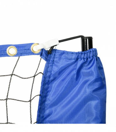 SPORTNOW 4m Badminton Net, Adjustable Sports Net for Tennis, Volleybal, Blue