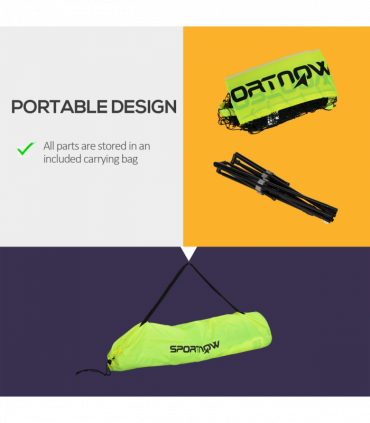 SPORTNOW 4m Badminton Net, Adjustable Sports Net for Tennis, Volleyball