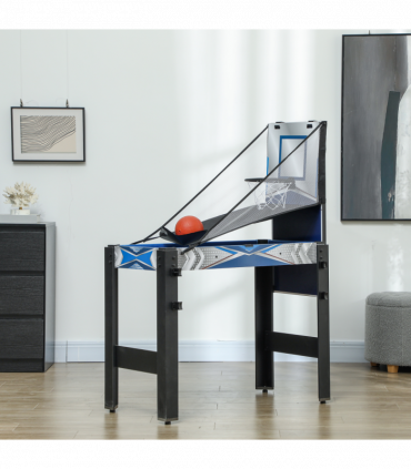 SPORTNOW 5 in 1 Multi Games Table Combo Sports Game Table for Kids, Blue