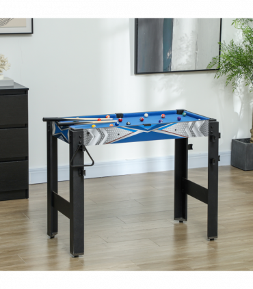 SPORTNOW 5 in 1 Multi Games Table Combo Sports Game Table for Kids, Blue