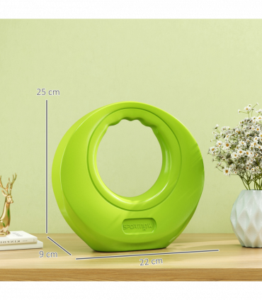 SPORTNOW 8kg Kettlebell for Weight Lifting and Strength Training, Green