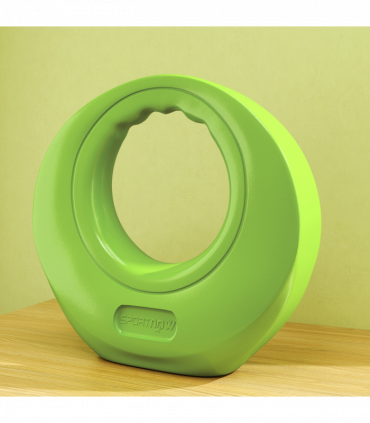 SPORTNOW 8kg Kettlebell for Weight Lifting and Strength Training, Green