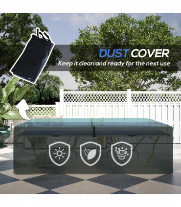 SPORTNOW 9FT Foldable Table Tennis Table with Cover, Net, Paddles, Balls - Blue