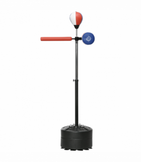 SPORTNOW Adjustable Speed Bag with Stand, Reflex Bar, Multicolour