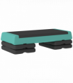SPORTNOW Aerobic Step, 10.5/15.5/20.5cm Exercise Stepper for Home, Green