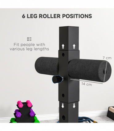 SPORTNOW Back Extension Roman Chair for Back, Abdominal and Gluteal Training