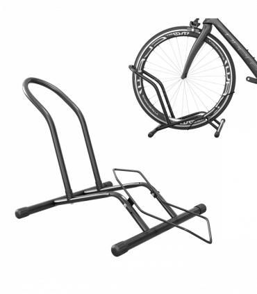 SPORTNOW Bike Stand Bicycle Storage Rack for Indoor Garages Flat Use