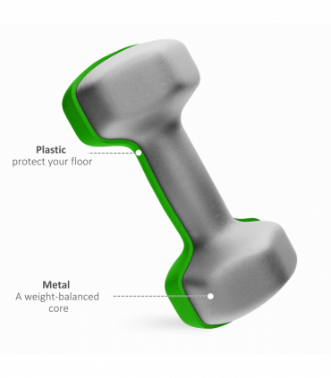 SPORTNOW Dumbbells Set with Carry Storage Rack, 2 x 1kg, 2 x 2kg, 2 x 3kg