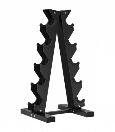 SPORTNOW Five-Tier Weight Tree, Steel Dumbbell Rack for Home Gym Exercise