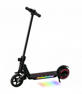 SPORTNOW Folding Electric Scooter w/ LED Lights and Display, Blue