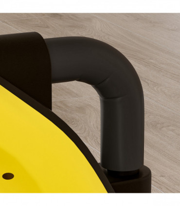 SPORTNOW Mini Exercise Bike, Under Desk Bike for Legs, Arms Workout, Yellow