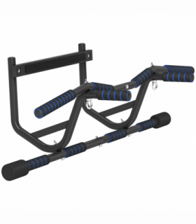 SPORTNOW Multi-Grip Pull Up Bar, Chin Up Bar Doorway with Non-Slip Grips