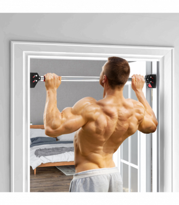 SPORTNOW No Screws Doorway Pull Up Bar, 75-92cm Length Adjustable