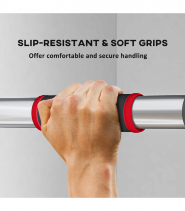 SPORTNOW No Screws Doorway Pull Up Bar, 75-92cm Length Adjustable