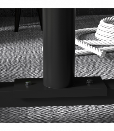 SPORTNOW Olympic Weight Plate Rack with 4 Wheels and 6 Fasten Clamps