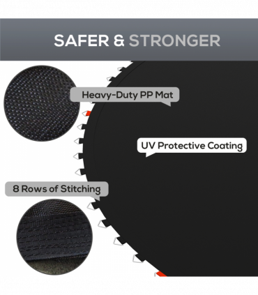 SPORTNOW Trampoline Mat with 54 V-Hooks, for 10ft Trampoline