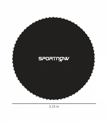 SPORTNOW Trampoline Mat with 72 V-Hooks, for 12ft Trampoline