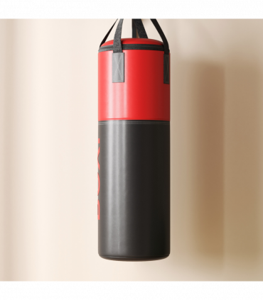 SPORTNOW Unfilled Punch Bag with Boxing Gloves and Wall Mounted Bracket