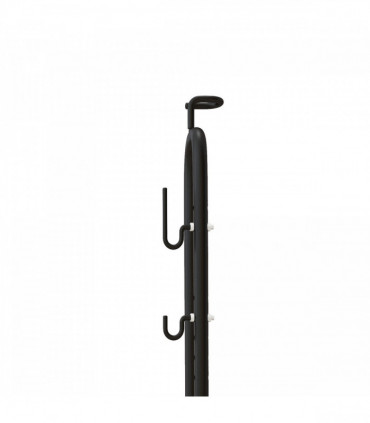 SPORTNOW Vertical & Horizontal Bike Rack Fits 6"-28" and 700c Bikes, Black