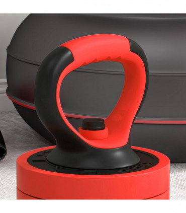 SPORTNOW Weight Dumbbells Set, Barbell, Kettlebell, Push Up Stand, 20kg