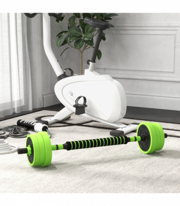 SPORTNOW Weight Dumbbells Set, Barbell, Kettlebell, Push Up Stand, 40kg